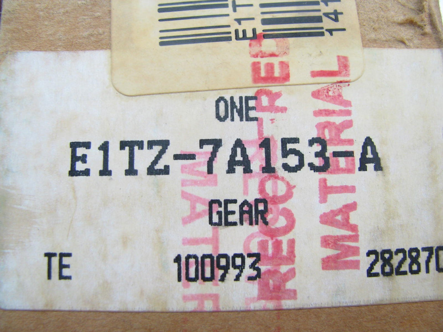 1982-86 NEW GENUINE OEM Ford E1TZ-7A153-A  NP208 Ring Gear For Transfer Case