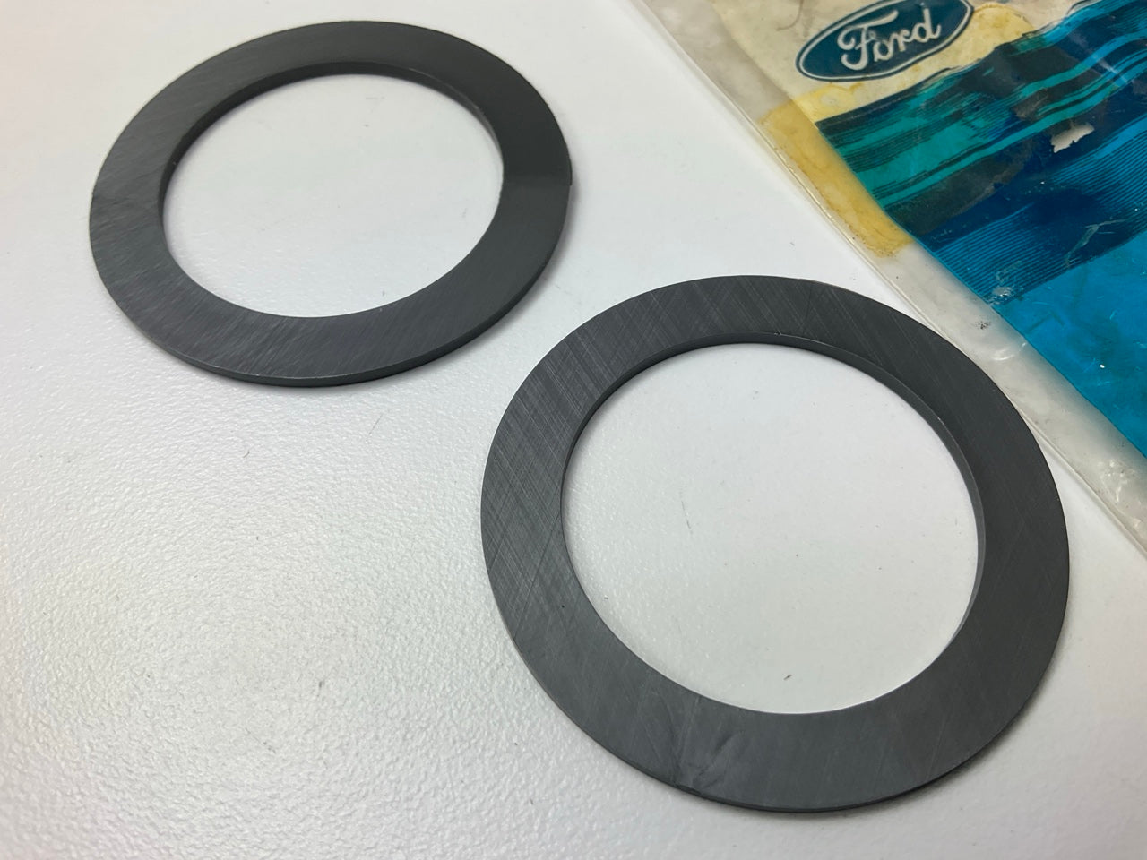 (2) NEW - OEM Ford E1TZ-7C096-A Mainshaft Thrust Bearing Washer, New Process 208