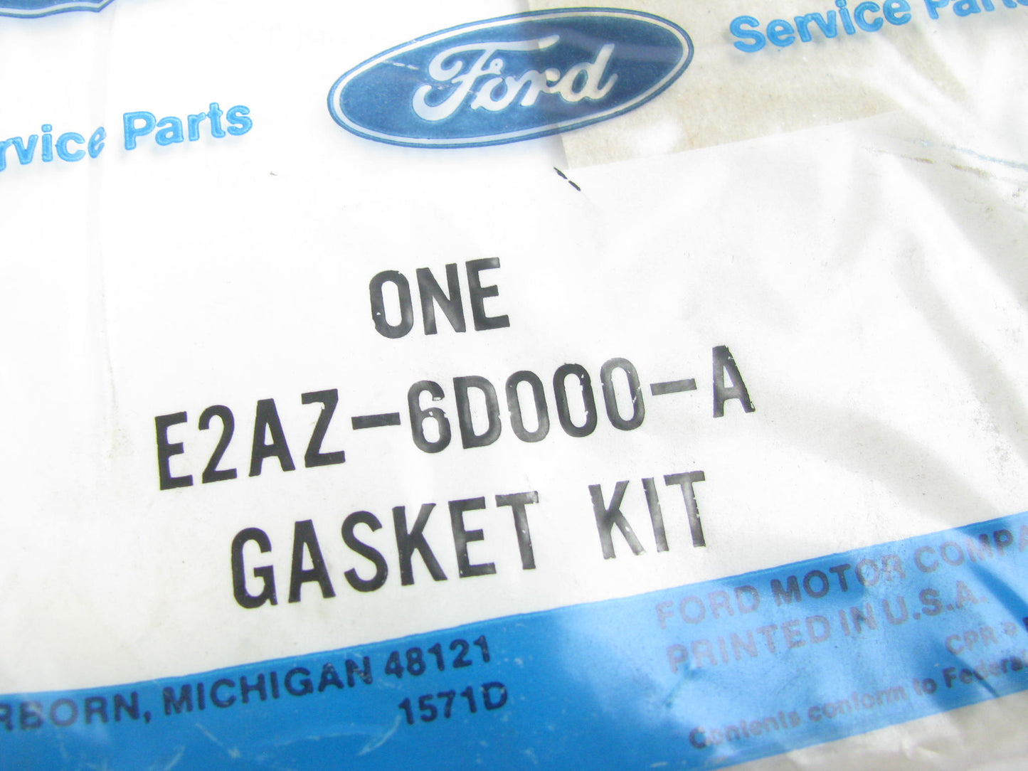 SEALED - OEM Ford 302 351W V8 Timing Cover Gasket Set E2AZ-6D000-A