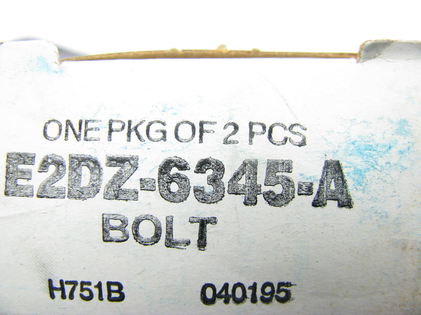 (2) NEW - OEM Ford E2DZ-6345-A Engine Main Cap Bolt, M11 X 80 For 1982-1995 3.8L