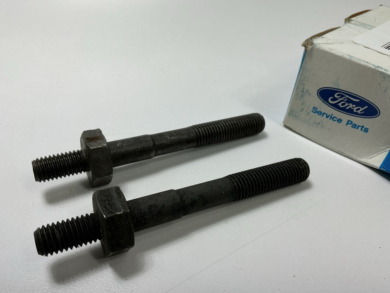 (2) NEW - OEM Ford E2DZ-6345-B Crankshaft Main Cap Stud 1982-1988 3.8L-V6