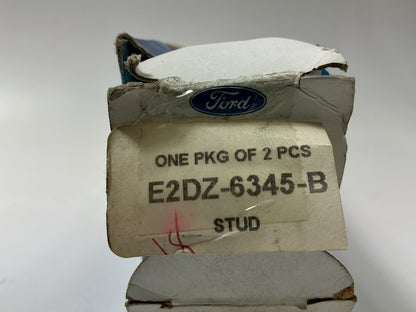 (2) NEW - OEM Ford E2DZ-6345-B Crankshaft Main Cap Stud 1982-1988 3.8L-V6