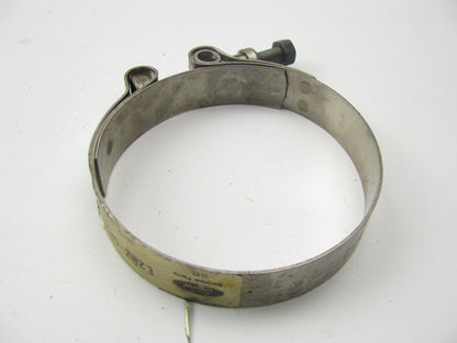 NOS OEM Ford E2HZ-5A231-B Muffler Outlet Exhaust Pipe Clamp 4''  E2HT-5A2727-AA