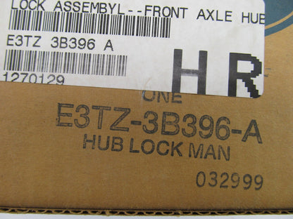 NEW - OEM Ford E3TZ-3B396-A Manual Locking Hub 83-89 Ranger & Bronco II DANA 28