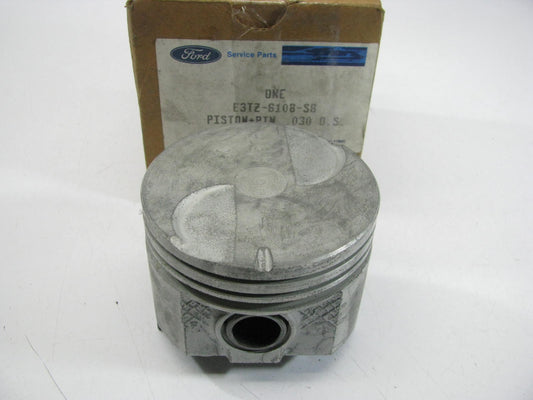 NEW GENUINE OEM Ford E3TZ-6108-SB-030 Engine Piston .030'' 83-88 Ranger 2.0L-L4