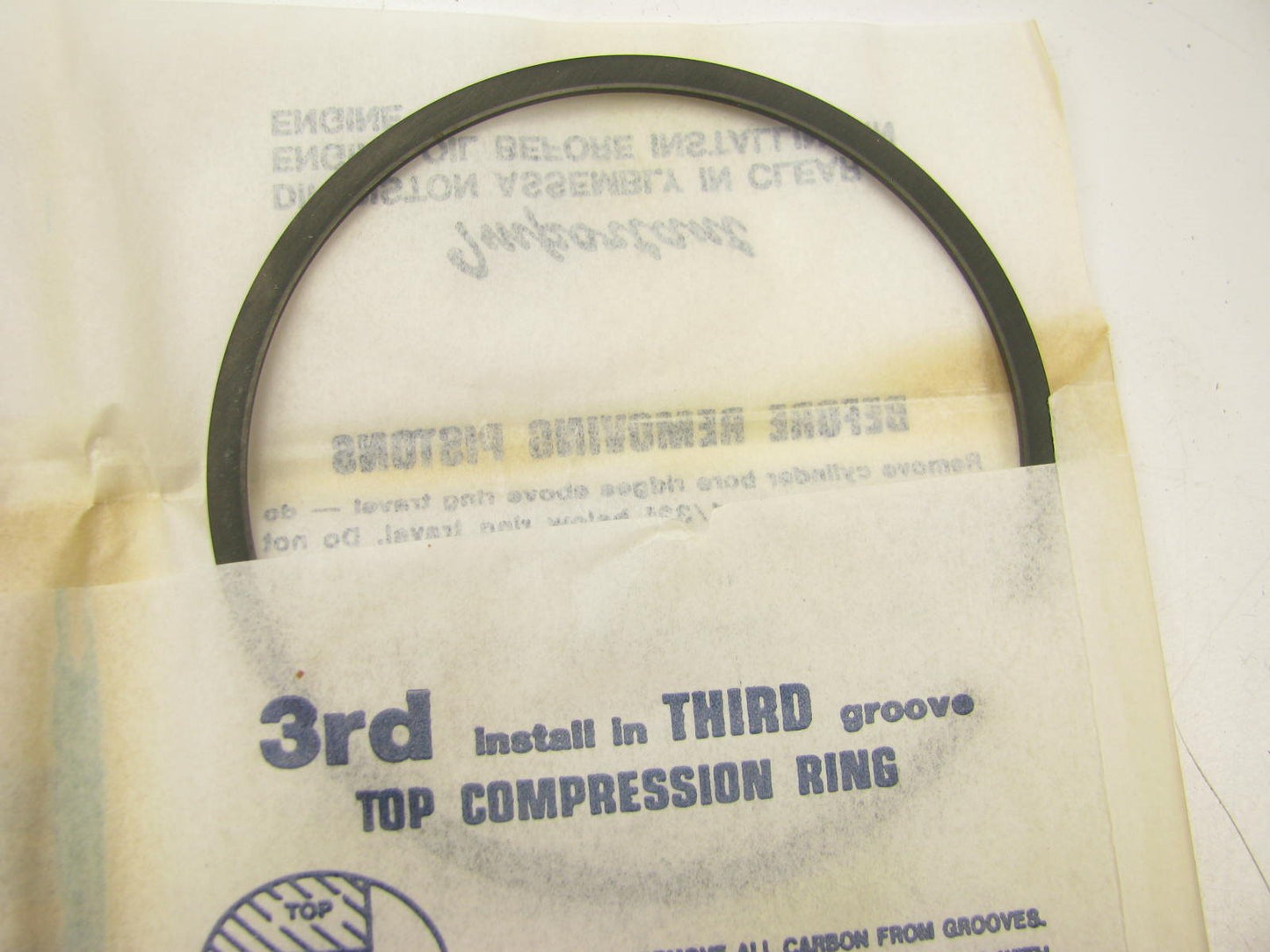 NEW - OEM Ford E3TZ-6148-B Partial Piston Ring Set - .020'' O/S 1983-1988 2.0L