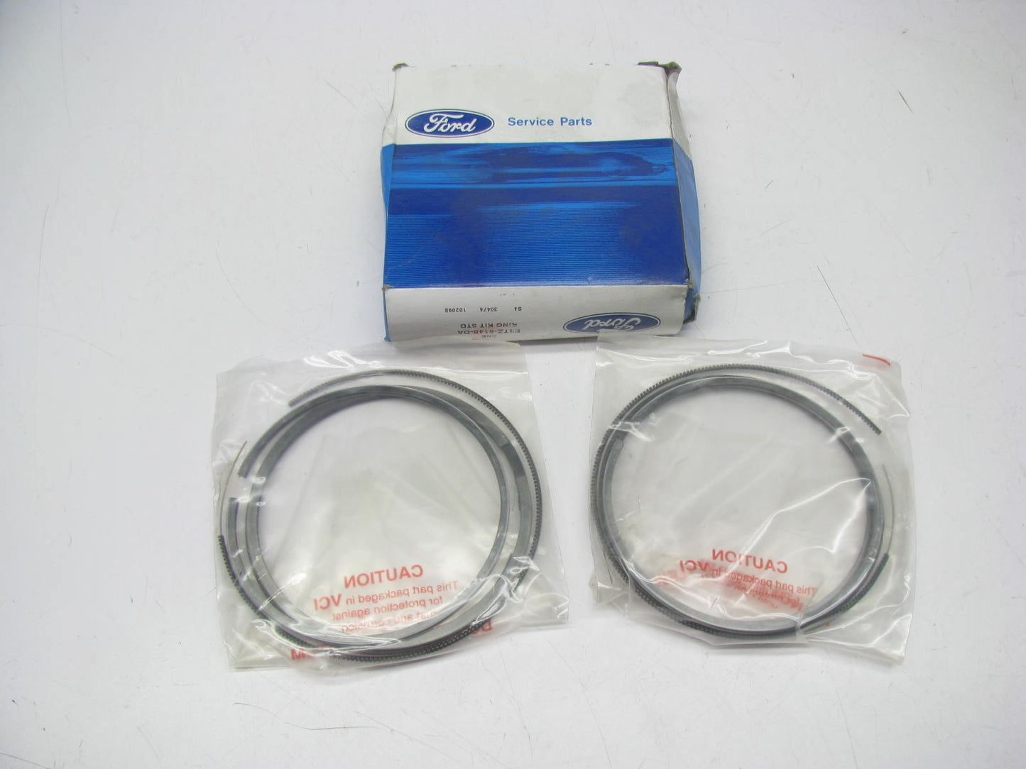 NEW - OEM Ford E3TZ-6148-DA Partial Piston Rings - Standard 83-87 6.9L-V8 Diesel