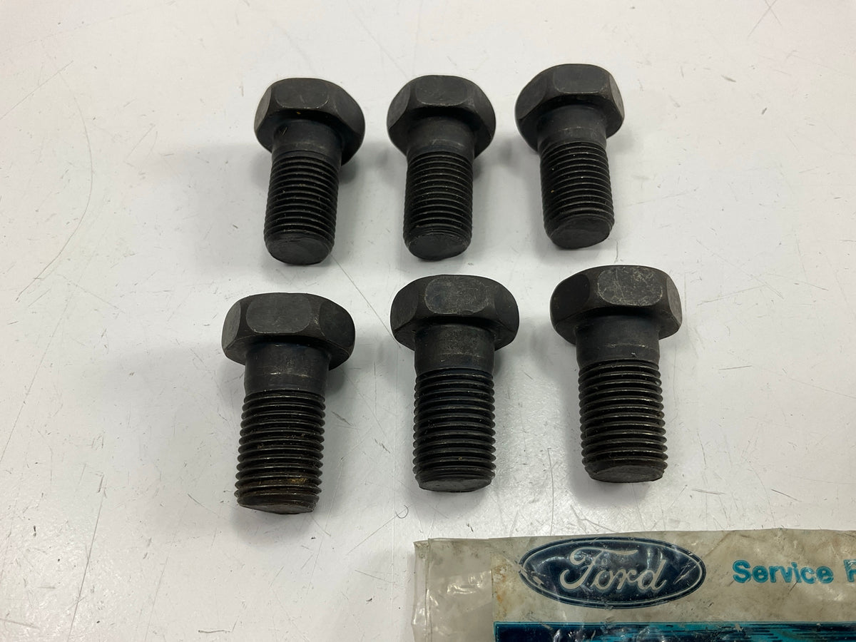 (6) NEW - OEM Ford E3TZ-6379-C Flywheel To Crankshaft Bolt 1983-84 Ranger DIESEL