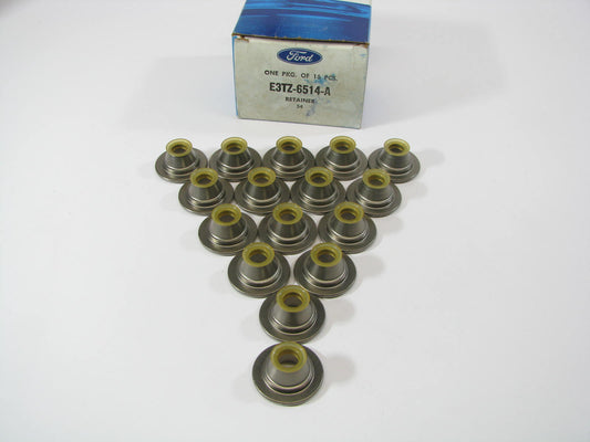 (16) NEW - OEM Ford E3TZ-6514-A Valve Spring Retainer 1983-1994 6.9L 7.3L Diesel