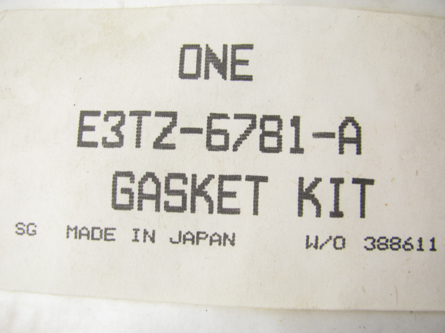 NEW - OEM Ford E3TZ-6781-A Engine Oil Pan Gasket Set 1983-84 Ranger 2.2L Diesel