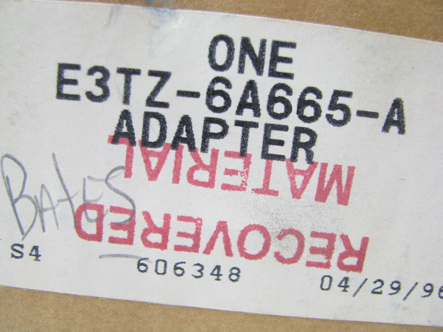 NOS Ford E3TZ-6A665-A Crankshaft Ventilation CDR Valve 83-94 6.9L 7.3L Diesel
