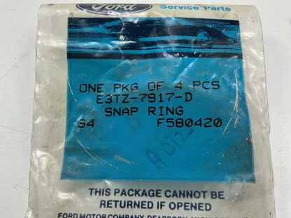 (4) NEW - OEM Ford E3TZ-7917-A Output Shaft Bearing Snap Ring - BW1350 Transfer