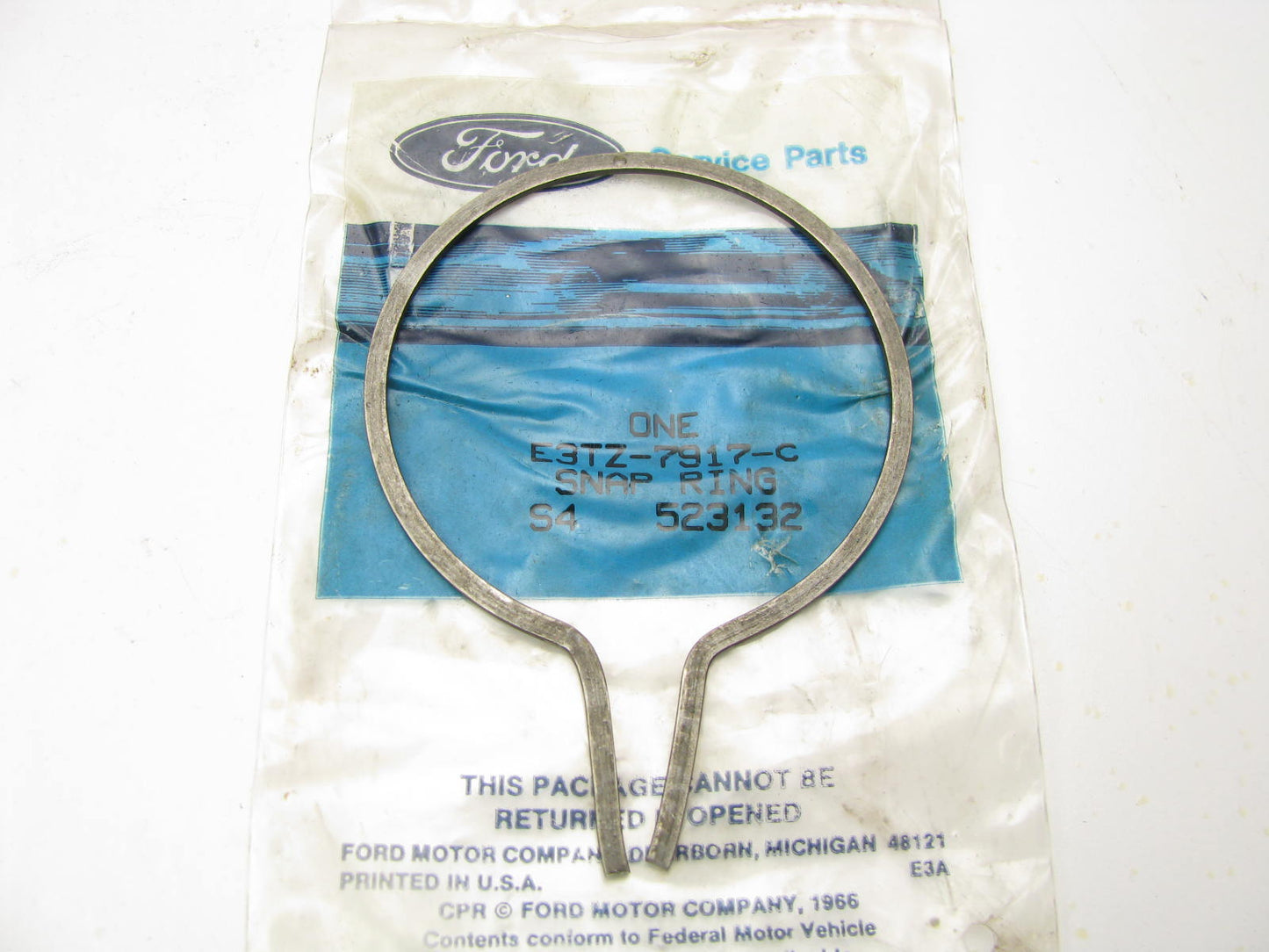 NEW - OEM Ford E3TZ-7917-C Input Bearing Snap Ring For BW1354 Transfer Case