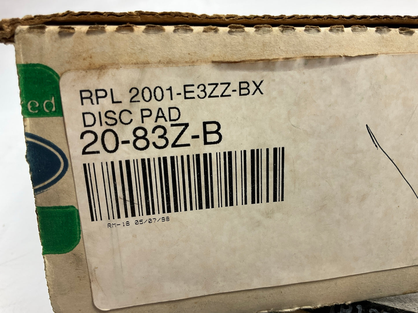 REMAN. - OEM Ford E3ZZ-2001-BX Front Disc Brake Pads