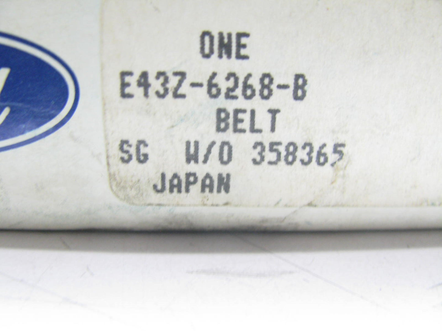 NEW GENUINE OEM Ford E43Z-6268-B Engine Timing Belt - 1985-1987 2.0L DIESEL ONLY