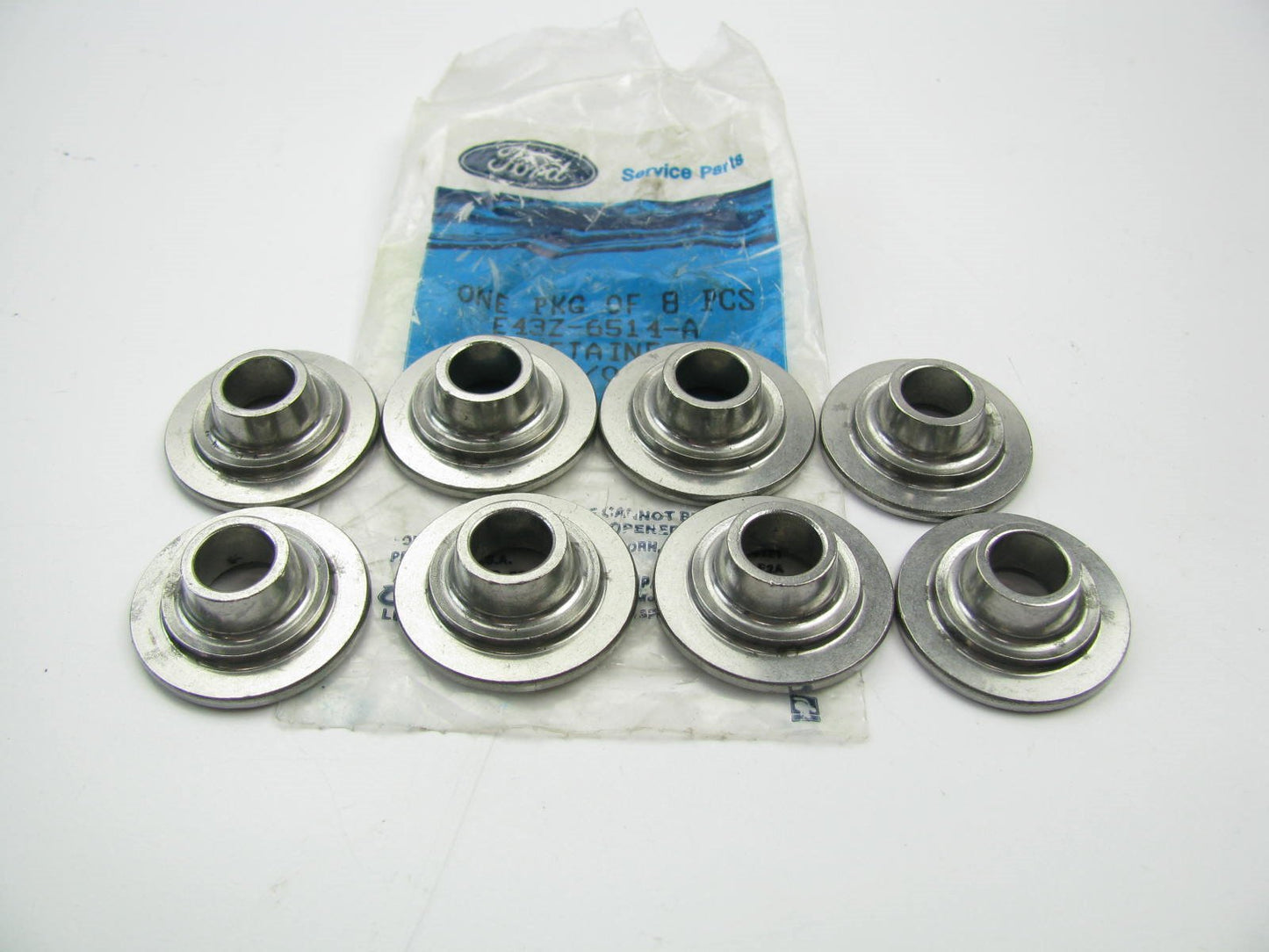 (8) NEW GENUINE OEM Ford E43Z-6514-A Valve Spring Retainers  1989-1995 3.8L V6