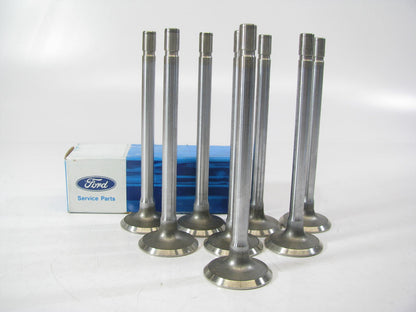 (8) NEW - OEM Ford E4AZ-6505-A Engine Exhaust Valve 1969-2001 5.0L 5.8L-V8