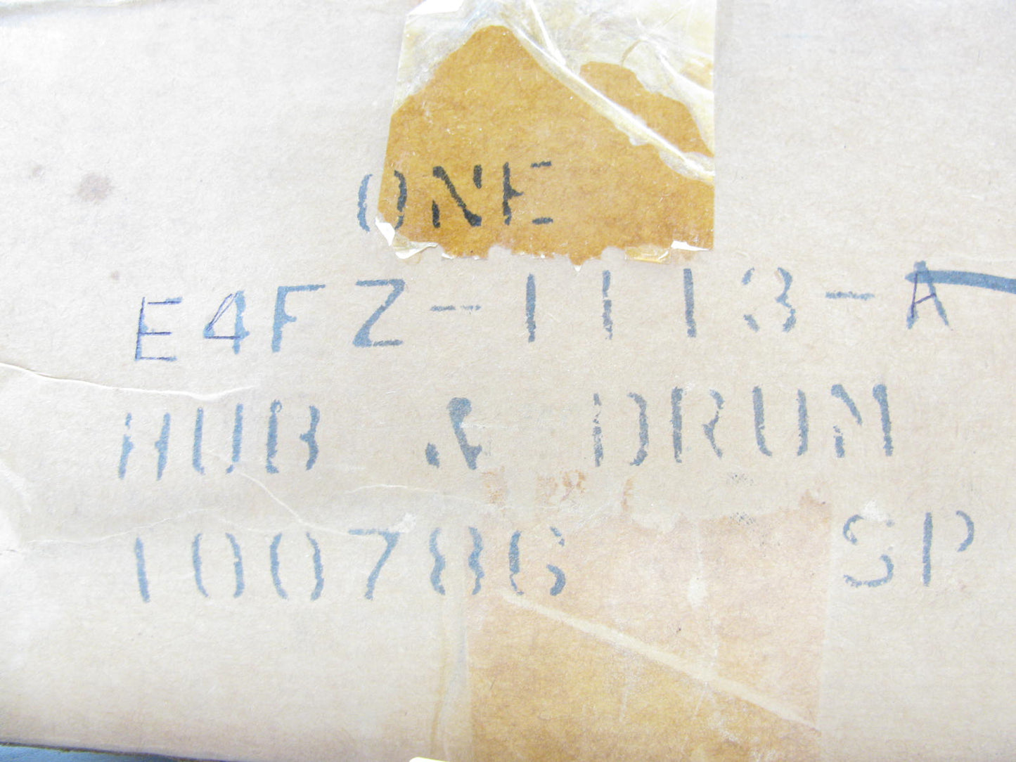 NEW - OEM Ford E4FZ-1113-A Rear Brake Drum (7'' Brakes) 84-89 Escort, 84-87 Lynx