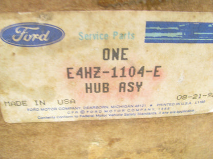 Genuine OEM Ford E4HZ-1104-E Wheel Hub - 1984-up Heavy Medium Duty Truck 14845