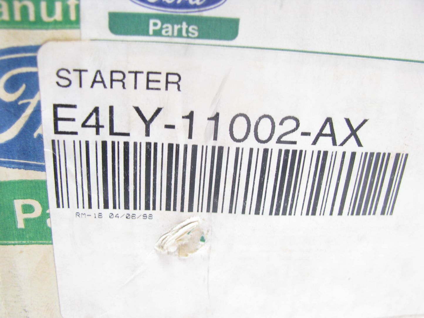 REMAN - Ford E4LY-11002-AX Starter OEM For 1984-1985 Lincoln 2.4L-L6 DIESEL