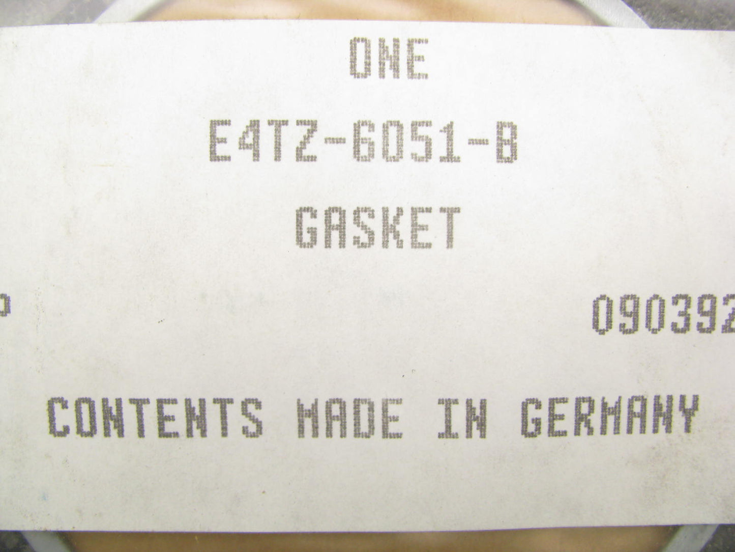 NEW - OEM Ford E4TZ-6051-B Right Cylinder Head Gasket 1974-1985 2.8L