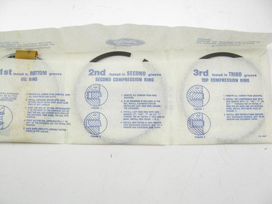 DOES (2) PISTONS ONLY - OEM FORD 300 4.9L-L6 .020 SIZE Piston Rings E4TZ-6148-B