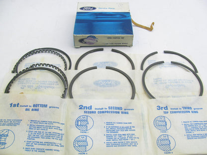 DOES 2 PISTONS - Ford E4TZ-6148-C Partial Piston Rings .030'' 1965-96 240 300-L6