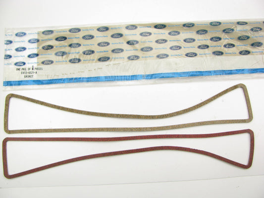 (2) NEW - OEM Ford E4TZ-6521-A Engine Push Rod Cover Gasket 1985-96 300 4.9L-L6