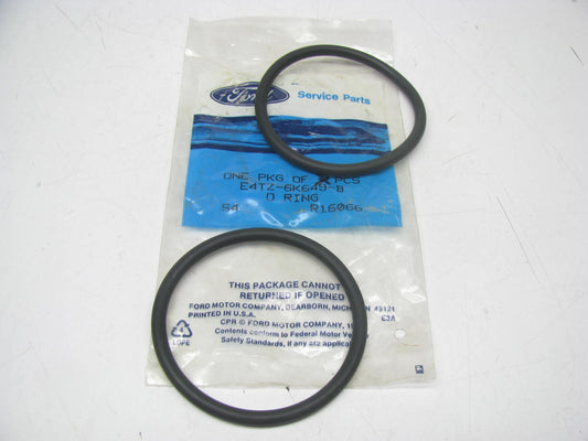 (2) NEW - OEM Ford E4TZ-6K649-B Engine Oil Cooler O-Ring Seal