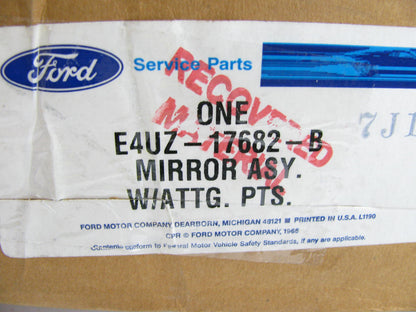 NEW - OEM Ford E4UZ-17682-B Left Drivers Side Swing Mirror 1994-2004 E-150 E-250