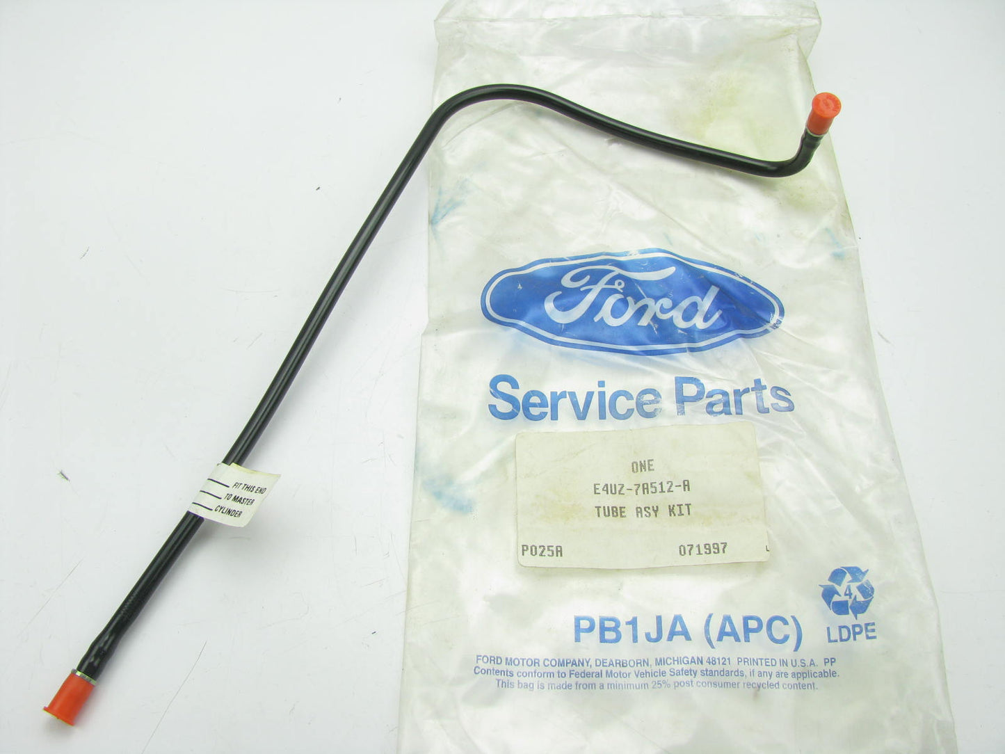 NEW - OEM Ford E4UZ-7A512-A Clutch Hydraulic Line 1984-1987 E-150 E-250 E-350