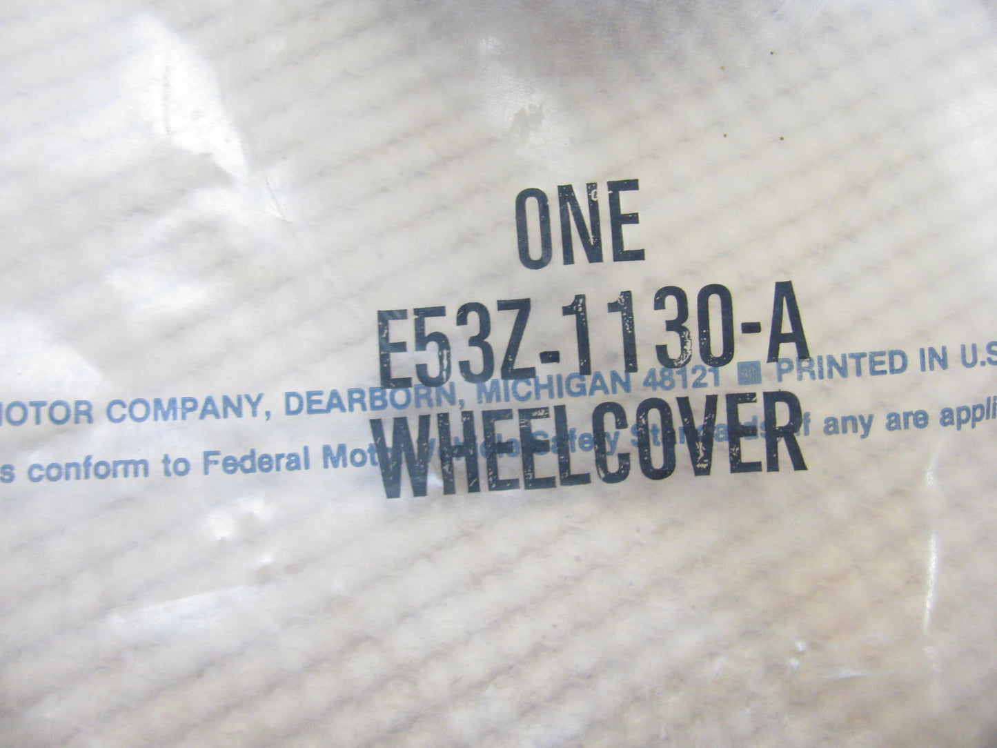 NOS OEM Ford E53Z-1130-A Wheel Cover (Single) Hub Cap -  1984-1985 Ford Tempo