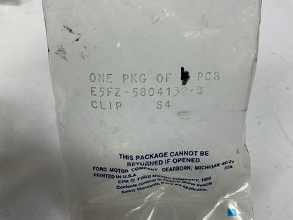 (2) NEW - OEM Ford E5FZ-5804132-B Sun Visor Arm Clip 1985-89 Escort, 85-87 Lynx