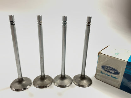 (4) OEM Ford E5FZ-6507-A Intake Valves - 1981-1986 Ford 1.6L,1987-1996 1.9L