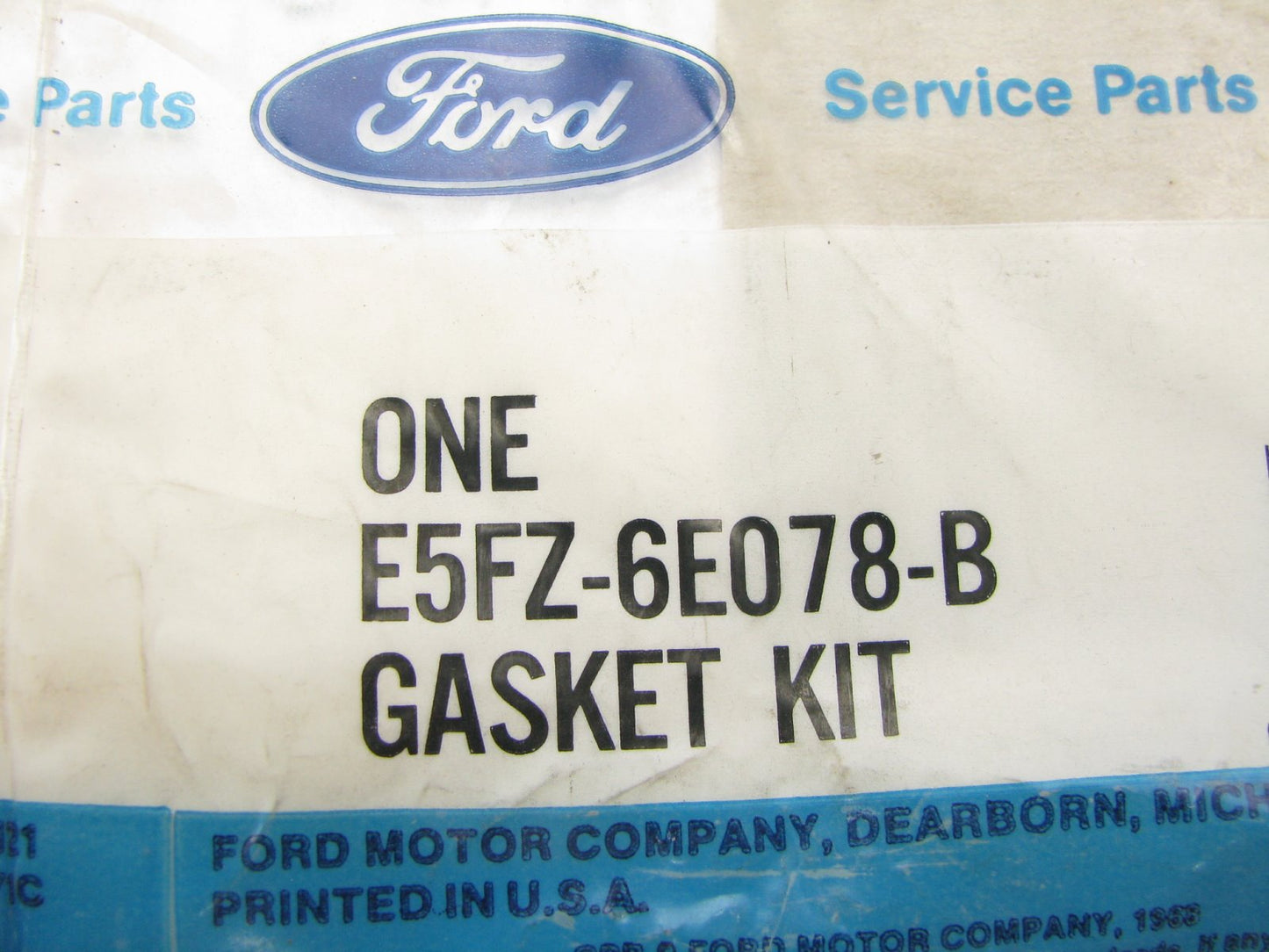 NEW - OEM Ford E5FZ-6E078-B Lower Engine Gasket Set 1985-1987 1.9L