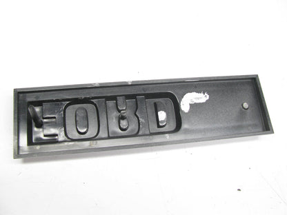 DAMAGED - OEM Ford E5HZ-16720-E-D RH ''FORD F-600'' Name Plate 1980-1990 F-600
