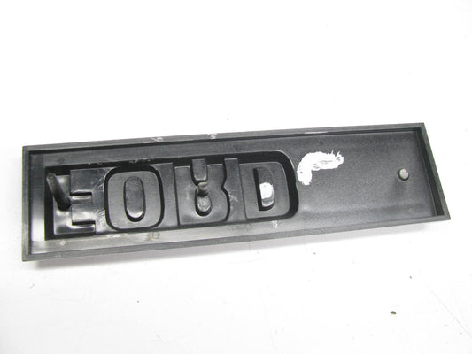 DAMAGED - OEM Ford E5HZ-16720-E-D RH ''FORD F-600'' Name Plate 1980-1990 F-600