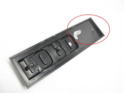 DAMAGED - OEM Ford E5HZ-16720-E-D RH ''FORD F-600'' Name Plate 1980-1990 F-600