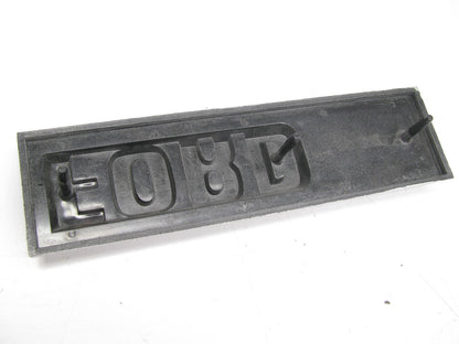 NEW - OEM Ford E5HZ-16720-N RH ''FORD F-900'' Name Plate 1980-1990 F-900 FT-900