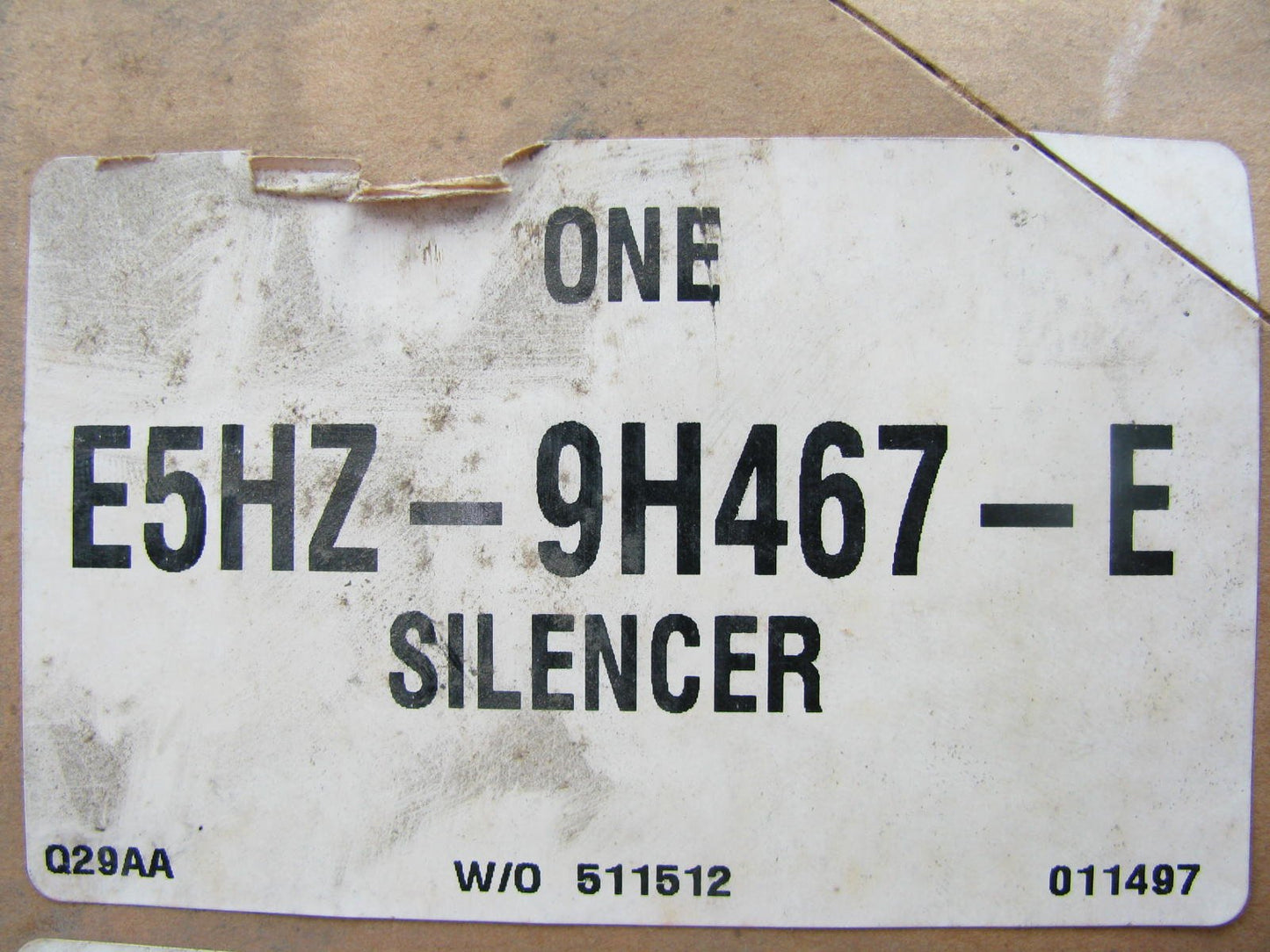 NEW GENUINE OEM Ford E5HZ-9H467-E Exhaust Silencer Thermactor Silencer 1987 460