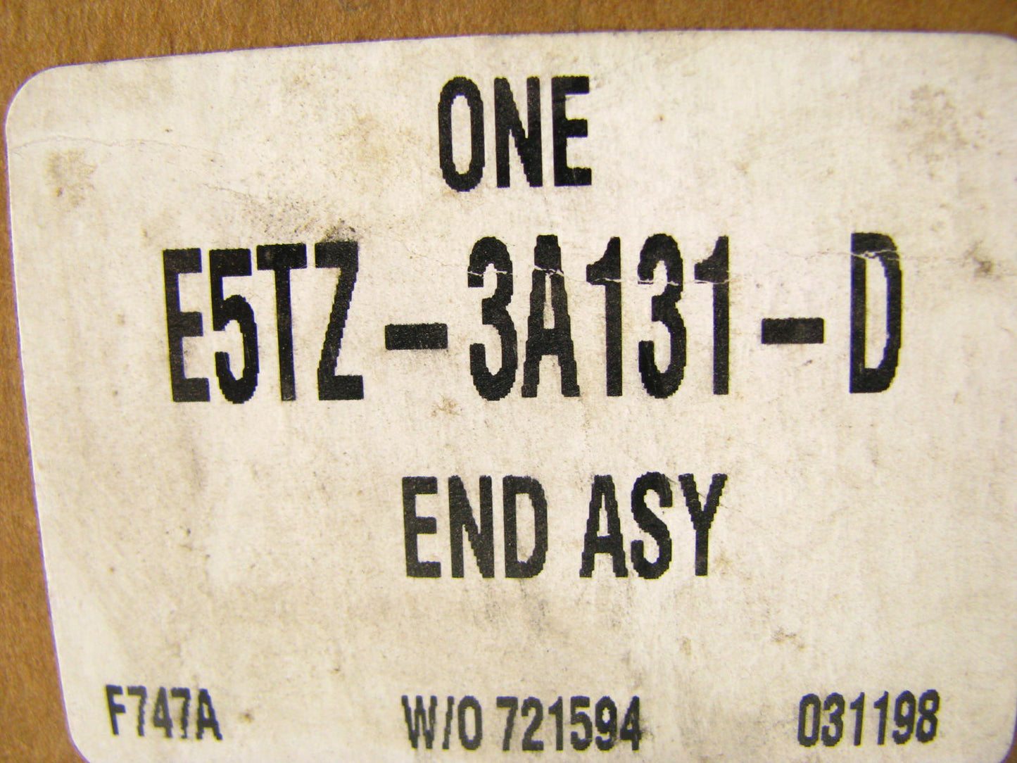 NOS - OEM Ford E5TZ-3A131-D Steering Tie Rod End - Front Left Outer