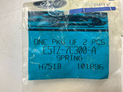 (2) NEW - OEM Ford E5TZ-7C300-A Transmission Shift Pawl Spring, C3, C5, A4LD