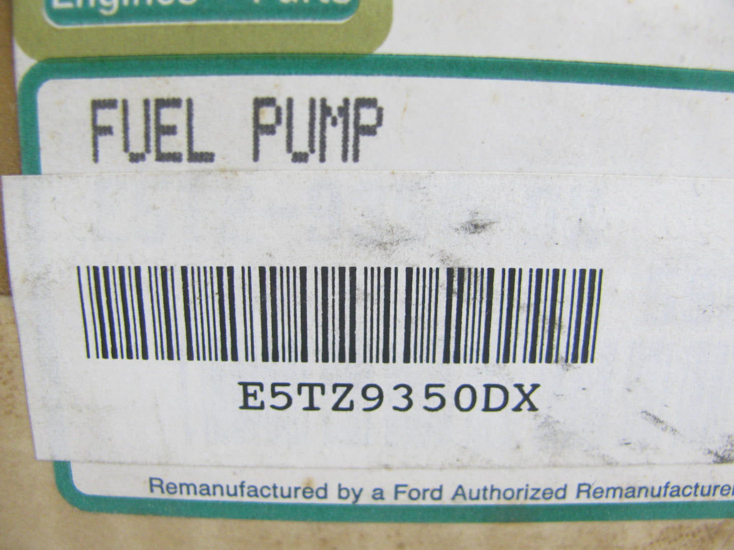 REMAN. OEM Ford E5TZ-9350-DX Mechanical Fuel Pump 1985-1987 5.8L 351 V8 Truck