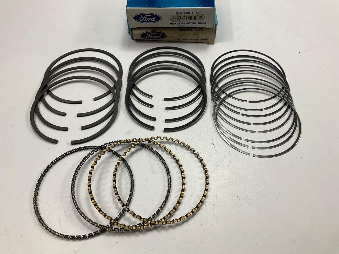 NEW - OEM Ford E5ZZ-6148-A Engine Piston Rings - Standard For 1985-1994 2.3L-L4