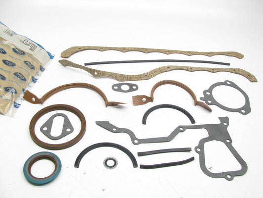 NEW Ford E5ZZ-6E078-B Conversion (Lower) Oil Pan Gasket Set - 1982-85 FORD 2.3L