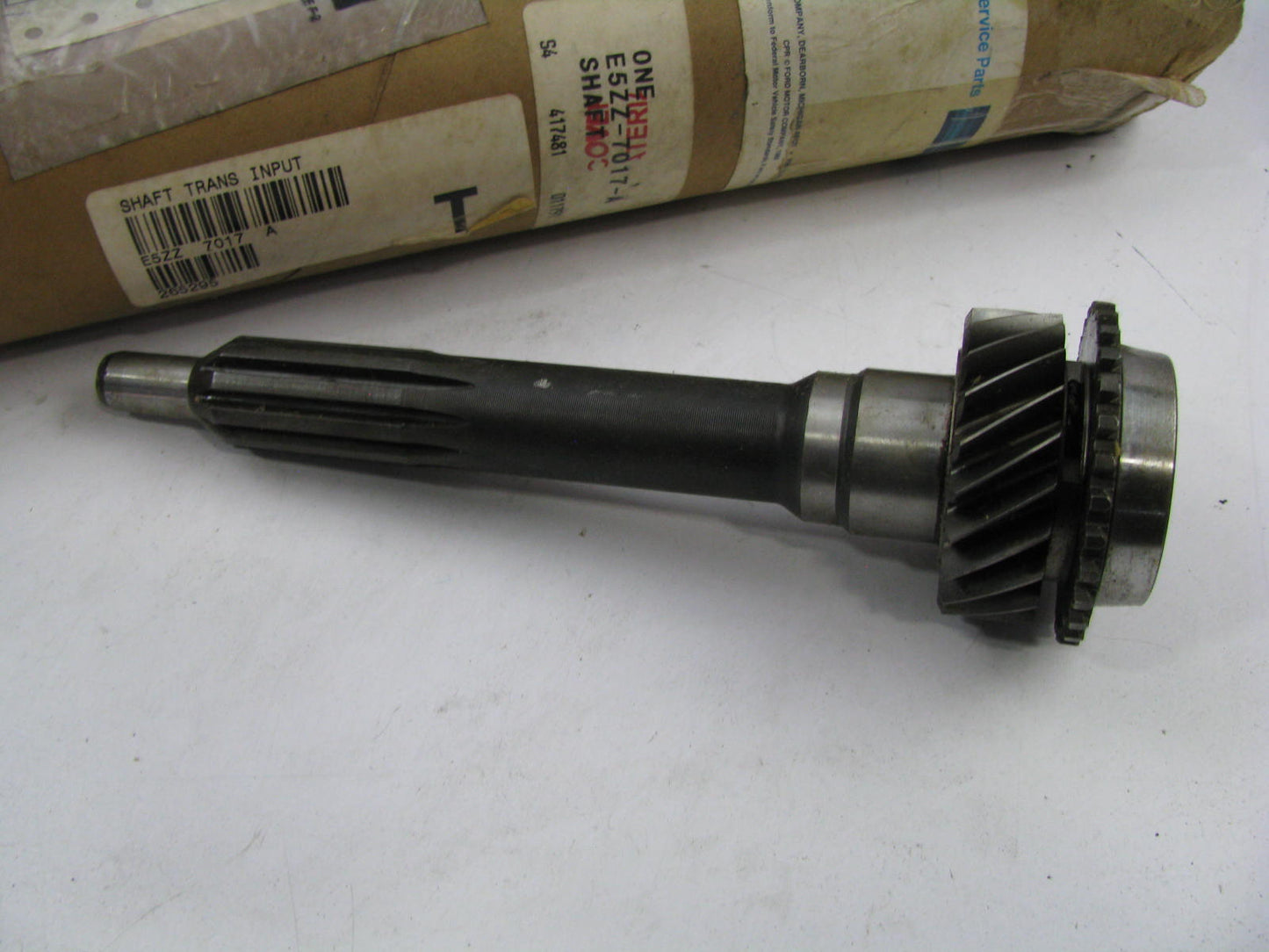 NEW - OEM Ford E5ZZ-7017-A Manual Trans Input Shaft 85-86 Thunderbird 2.3L T5WC
