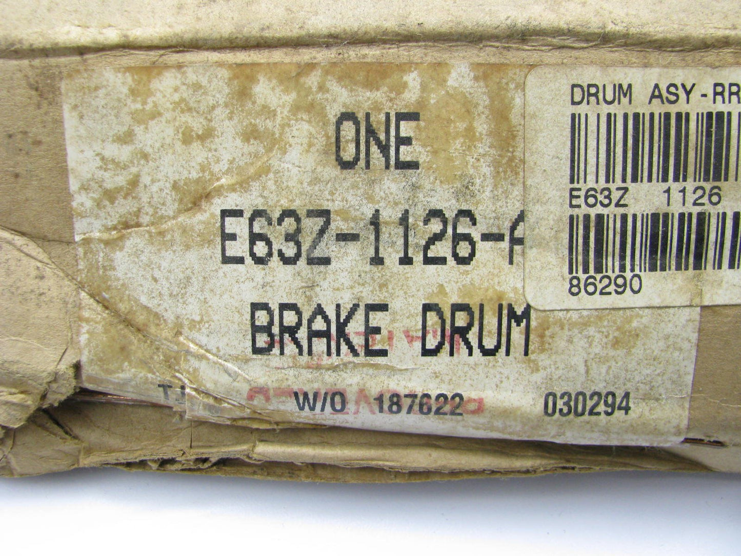 (2) New Genuine OEM Ford E63Z-1126-A REAR Brake Drums 87-94 Tempo Topaz AWD ONLY