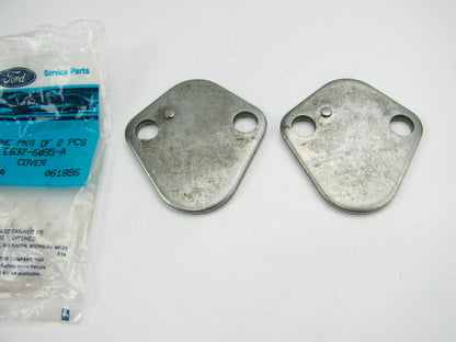 (2) NEW - OEM Ford E63Z-6095-A Fuel Pump Opening Cover 1980-1984 302 5.0L-V8