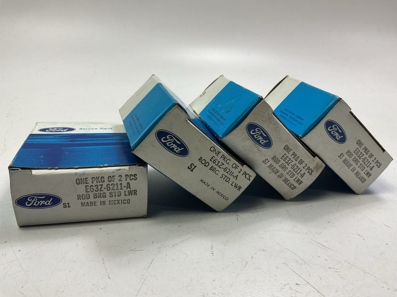 (4) NEW - OEM Ford E63Z-6211-A Connecting Rod Bearing Set 1986-1989 2.3L HSC