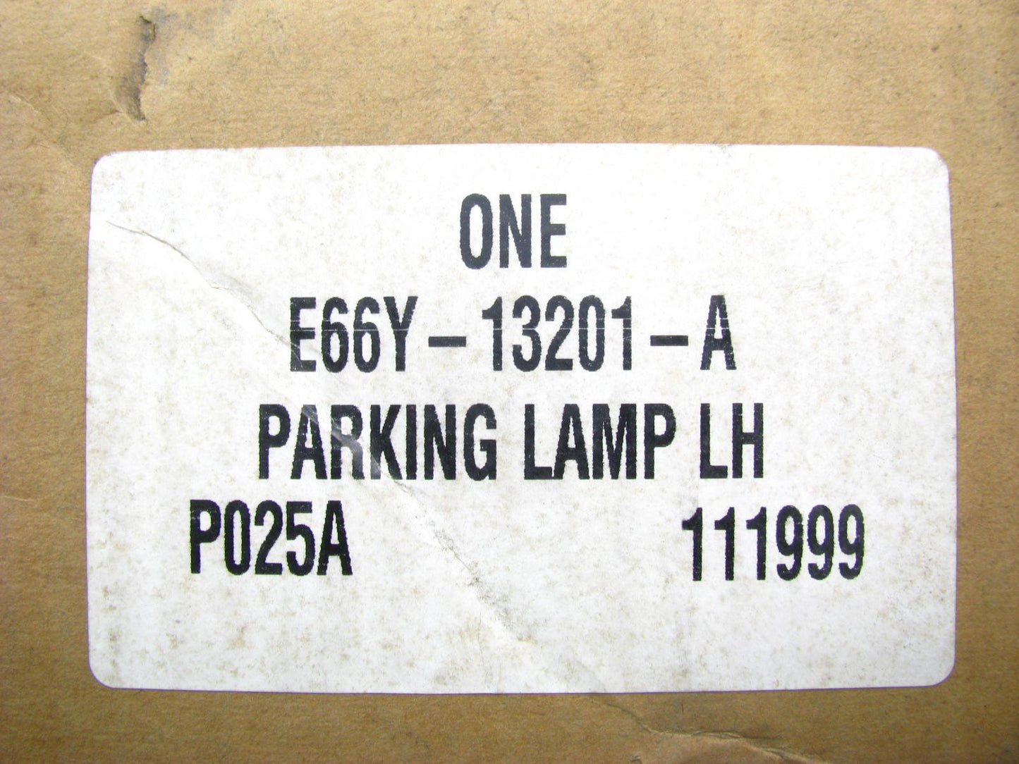 New OEM Ford Front Left Side Park Turn Signal Lamp Light 1986-1987 Topaz